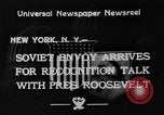Immagine di Maxim M Litvinov United States USA, 1933, secondo 5 filmato di repertorio 65675049753
