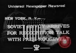 Immagine di Maxim M Litvinov United States USA, 1933, secondo 8 filmato di repertorio 65675049753