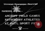 Immagine di Nazionale di atletica soddisfare Nanchino Cina, 1933, secondo 1 filmato di repertorio 65675049754