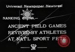 Immagine di Nazionale di atletica soddisfare Nanchino Cina, 1933, secondo 7 filmato di repertorio 65675049754