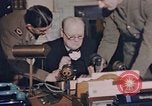 Image of Winston Churchill victory in Europe radio speech London England United Kingdom, 1945, second 3 stock footage video 65675049764