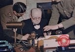 Image of Winston Churchill victory in Europe radio speech London England United Kingdom, 1945, second 4 stock footage video 65675049764