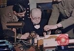 Image of Winston Churchill victory in Europe radio speech London England United Kingdom, 1945, second 5 stock footage video 65675049764