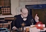Image of Winston Churchill victory in Europe radio speech London England United Kingdom, 1945, second 10 stock footage video 65675049764
