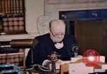 Image of Winston Churchill victory in Europe radio speech London England United Kingdom, 1945, second 16 stock footage video 65675049764