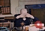 Image of Winston Churchill victory in Europe radio speech London England United Kingdom, 1945, second 18 stock footage video 65675049764