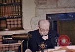 Image of Winston Churchill victory in Europe radio speech London England United Kingdom, 1945, second 21 stock footage video 65675049764