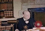 Image of Winston Churchill victory in Europe radio speech London England United Kingdom, 1945, second 31 stock footage video 65675049764
