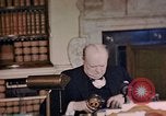Image of Winston Churchill victory in Europe radio speech London England United Kingdom, 1945, second 38 stock footage video 65675049764
