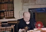 Image of Winston Churchill victory in Europe radio speech London England United Kingdom, 1945, second 40 stock footage video 65675049764