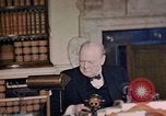 Image of Winston Churchill victory in Europe radio speech London England United Kingdom, 1945, second 43 stock footage video 65675049764