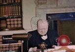 Image of Winston Churchill victory in Europe radio speech London England United Kingdom, 1945, second 44 stock footage video 65675049764