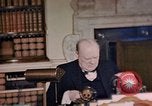 Image of Winston Churchill victory in Europe radio speech London England United Kingdom, 1945, second 46 stock footage video 65675049764