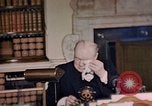 Image of Winston Churchill victory in Europe radio speech London England United Kingdom, 1945, second 48 stock footage video 65675049764