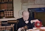 Image of Winston Churchill victory in Europe radio speech London England United Kingdom, 1945, second 49 stock footage video 65675049764