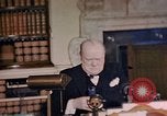 Image of Winston Churchill victory in Europe radio speech London England United Kingdom, 1945, second 53 stock footage video 65675049764