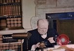 Image of Winston Churchill victory in Europe radio speech London England United Kingdom, 1945, second 55 stock footage video 65675049764