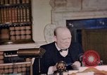Image of Winston Churchill victory in Europe radio speech London England United Kingdom, 1945, second 56 stock footage video 65675049764