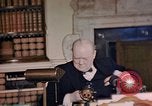 Image of Winston Churchill victory in Europe radio speech London England United Kingdom, 1945, second 57 stock footage video 65675049764