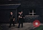 Image of Winston Churchill victory in Europe radio speech London England United Kingdom, 1945, second 60 stock footage video 65675049764