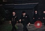 Image of Winston Churchill victory in Europe radio speech London England United Kingdom, 1945, second 62 stock footage video 65675049764