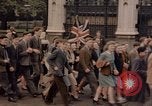 Image of People celebrate Victory in Europe in London London England United Kingdom, 1945, second 20 stock footage video 65675049765
