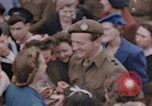 Image of David Niven as British soldier London England United Kingdom, 1945, second 22 stock footage video 65675049766