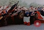 Image of Allied flags Paris France, 1945, second 30 stock footage video 65675049790