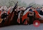 Image of Allied flags Paris France, 1945, second 31 stock footage video 65675049790