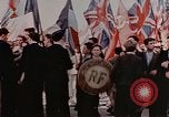 Image of Allied flags Paris France, 1945, second 40 stock footage video 65675049790
