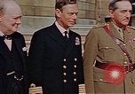 Image of Winston Churchill on VE Day London England United Kingdom, 1945, second 6 stock footage video 65675049805