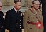 Image of Winston Churchill on VE Day London England United Kingdom, 1945, second 7 stock footage video 65675049805