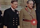 Image of Winston Churchill on VE Day London England United Kingdom, 1945, second 8 stock footage video 65675049805