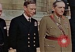 Image of Winston Churchill on VE Day London England United Kingdom, 1945, second 9 stock footage video 65675049805