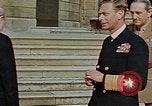 Image of Winston Churchill on VE Day London England United Kingdom, 1945, second 10 stock footage video 65675049805