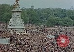 Image of Winston Churchill on VE Day London England United Kingdom, 1945, second 25 stock footage video 65675049805