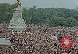 Image of Winston Churchill on VE Day London England United Kingdom, 1945, second 27 stock footage video 65675049805