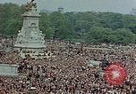 Image of Winston Churchill on VE Day London England United Kingdom, 1945, second 30 stock footage video 65675049805