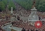 Image of Winston Churchill on VE Day London England United Kingdom, 1945, second 40 stock footage video 65675049805