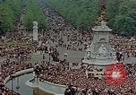 Image of Winston Churchill on VE Day London England United Kingdom, 1945, second 41 stock footage video 65675049805
