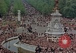 Image of Winston Churchill on VE Day London England United Kingdom, 1945, second 42 stock footage video 65675049805