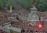 Image of Winston Churchill on VE Day London England United Kingdom, 1945, second 46 stock footage video 65675049805