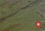 Standbild US Army Air Force strafing Deutsche Rangierbahnhof Deutschland, 1945, aus Sekunde 51 historischem Filmmaterial Videoclip 65675049812