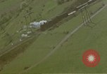 Standbild US Army Air Force strafing Deutsche Rangierbahnhof Deutschland, 1945, aus Sekunde 53 historischem Filmmaterial Videoclip 65675049812