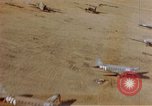 Image of Allied invasion gliders and C-47 tow planes parked France, 1944, second 31 stock footage video 65675049825