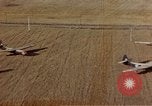 Image of Allied invasion gliders and C-47 tow planes parked France, 1944, second 44 stock footage video 65675049825