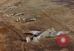 Image of Allied invasion gliders and C-47 tow planes parked France, 1944, second 49 stock footage video 65675049825