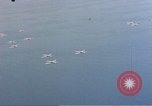 Image of U.S. Troop Carrier C-47 aircraft in flight over Mediterranean Sea Italy, 1943, second 16 stock footage video 65675049826