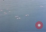 Image of U.S. Troop Carrier C-47 aircraft in flight over Mediterranean Sea Italy, 1943, second 17 stock footage video 65675049826