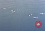 Image of U.S. Troop Carrier C-47 aircraft in flight over Mediterranean Sea Italy, 1943, second 23 stock footage video 65675049826